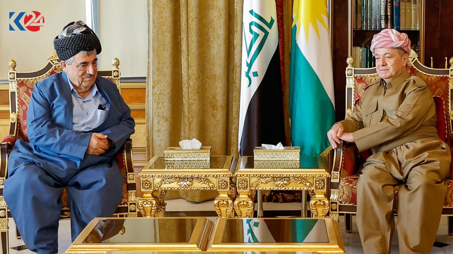 الرئيس بارزاني ورئيس الحزب الاشتراكي الديمقراطي